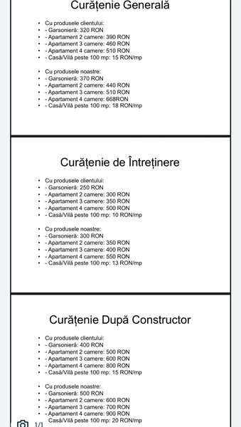 Servicii de curatenie la domiciliu Bucuresti.