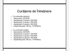 Servicii de curatenie la domiciliu Bucuresti